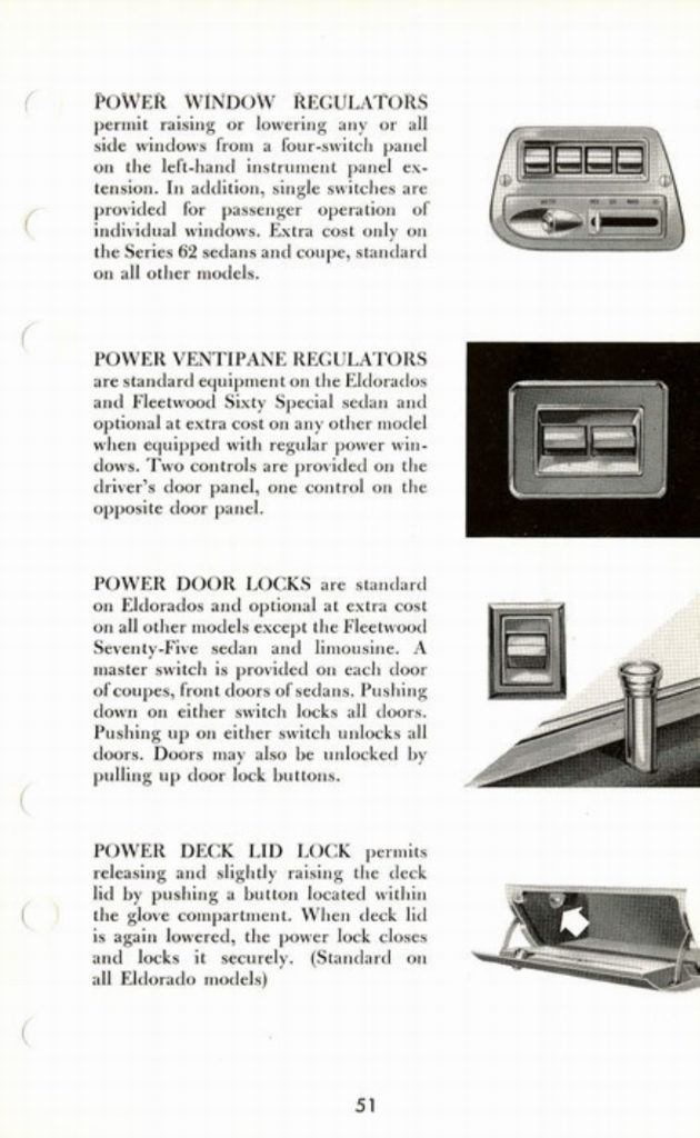 1960 Cadillac Salesmans Data Book Page 129